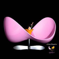 Would You Want a Pink and Curvy Seat For Your Love Shack? Would You Want a Pink and Curvy Seat For Your Love Shack?