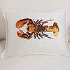Where Would You Decorate With This Sequin Lobster Pillow?