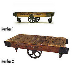 Less or More: Industrial Cart Tables Less or More: Industrial Cart Tables
