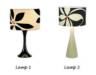 Less or More:  Flowered Table Lamps