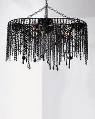 Crave Worthy:  Black Crystal Chandelier