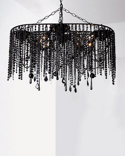 Crave Worthy:  Black Crystal Chandelier