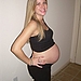8 months pregnant