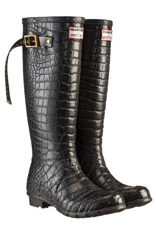 Jimmy Choo For Hunter Croc-Embossed Boots: Love It or Hate It? 