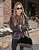 Devon Aoki Carries a Black Velvet Handbag at the Sundance Film Festival