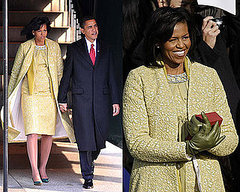Michelle Obama in Yellow Isabel Toledo at the 2009 Presidential Inauguration Michelle Obama in Yellow Isabel Toledo at the 2009 Presidential Inauguration