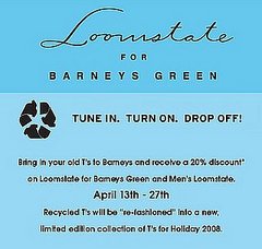 On Our Radar: Barneys Rewards Recyclers 