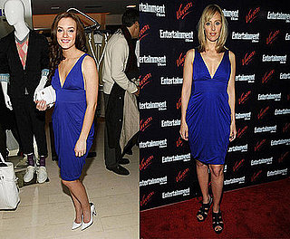 Who Wore It Better? Blue Versace Goddess Dress 