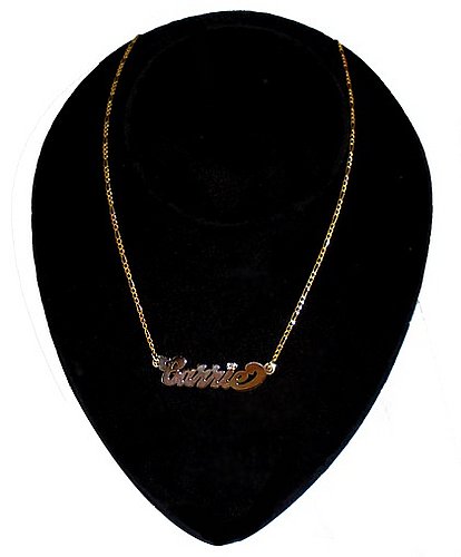 Fabworthy: Custom Carrie Nameplate Necklace 