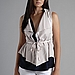 Plastic Island Drop Collar Vest