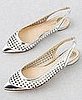 Fab Finger Discount: Modern Vintage Shoes Sling Back Flats 