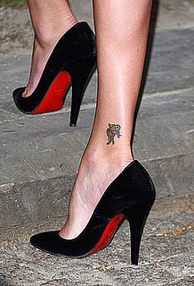 Guess Who Is Showing Off Her Tattoo With Sexy Louboutins?