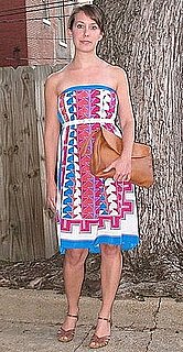 Look of the Day: Pink, White, and Blue 
