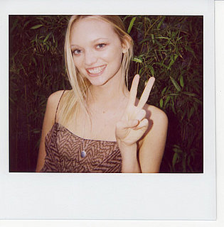 Go-see modeling polaroids