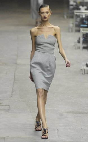 The Look For Less: Yves Saint Laurent Jersey Bustier Dress 
