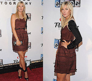 Maria Sharapova Unveils the Canon PowerShot Diamond Collection in Lanvin dress
