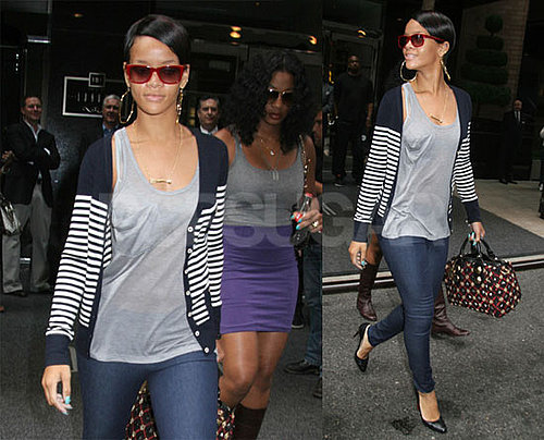 Rihanna Hanging Out in Manhattan