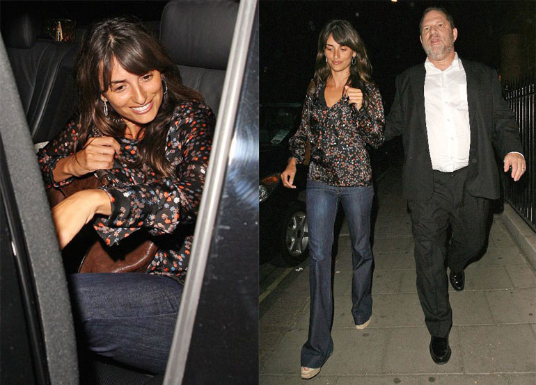 Penelope Cruz Has Dinner with Harvey Weinstein in London Wearing Chloe's Mini Star Print Top Penelope Cruz Has Dinner with Harvey Weinstein in London Wearing Chloe's Mini Star Print Top