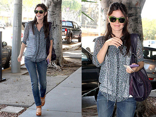 Rachel Bilson Shops at Barneys New York in LA