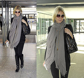 Gwyneth Paltrow Wears Bottega Veneta Boots at the Airport