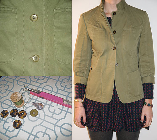 She's Crafty: New Buttons, New Jacket