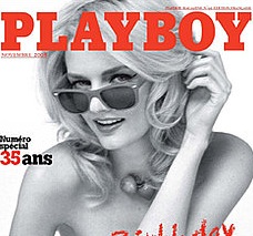 Lydia Hearst Models For French Playboy 