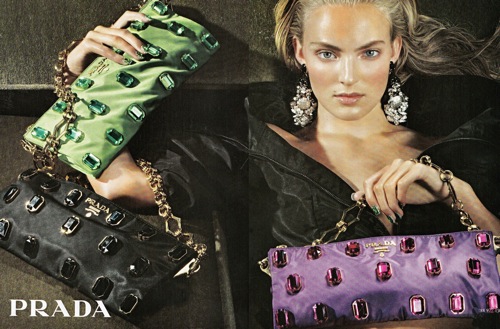 Prada Resort Campaign Ad Featuring Ymre Stiekema