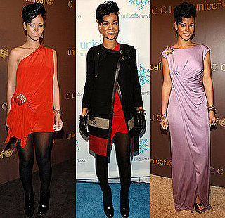 Rihanna in Gucci Lights UNICEF's Snowflake in NYC