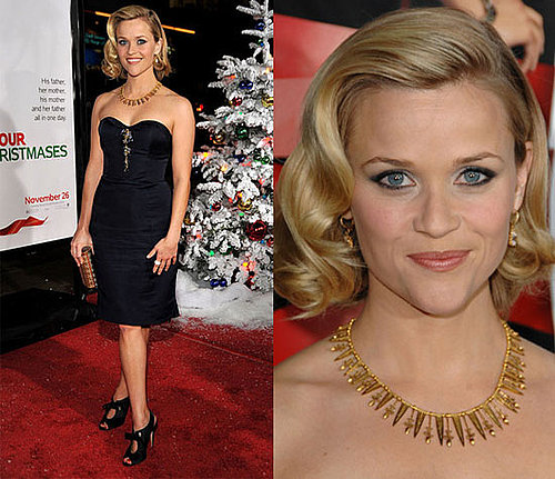 Reese Witherspoon in Nina Ricci at the premiere of Four Christmases in LA