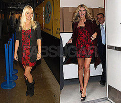 Actress Anna Farris and Heidi Klum Both Wearing YAYA Aflalo's Floral Dress Actress Anna Farris and Heidi Klum Both Wearing YAYA Aflalo's Floral Dress