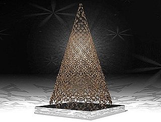Designers Dress Christmas Trees For Charity in Paris