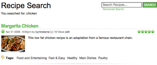 Check Out the Yummy New Recipe Search! Check Out the Yummy New Recipe Search!