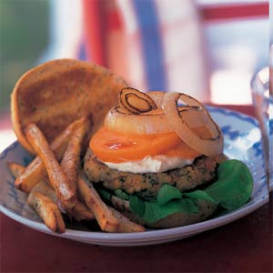 Red-Lentil Burgers With Aioli Red-Lentil Burgers With Aioli