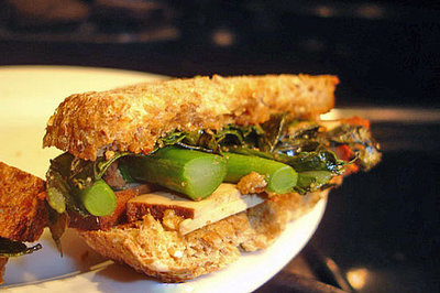 Tofu and Chinese Broccoli Sandwich Tofu and Chinese Broccoli Sandwich