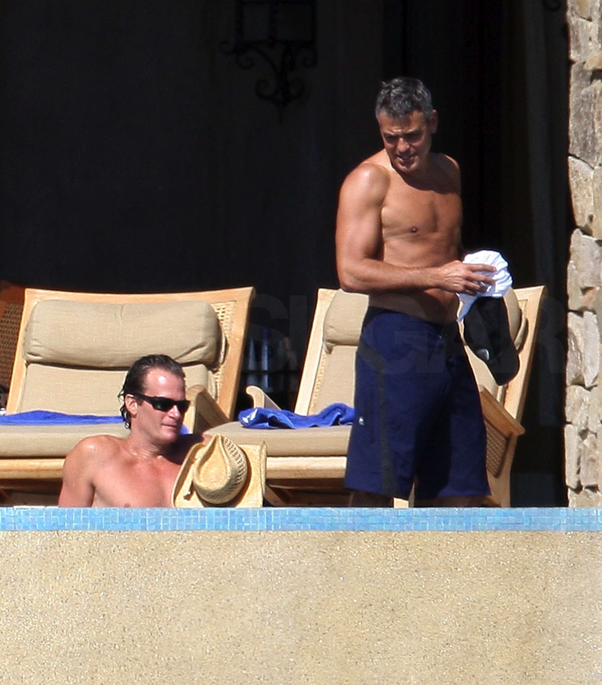 Clooney And Co Shirtless Amazingness Happy New Year Popsugar Celebrity