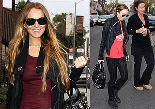 Photos of Lindsay Lohan in LA, Reports of Her Physically Fighting with Samantha Ronson on New Year's Eve