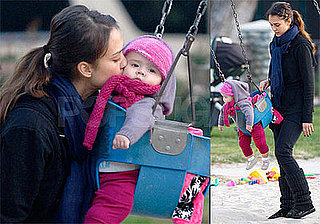 Photos of Jessica Alba and Honor Warren Swinging in the Park