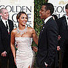 Photo of Jay-Z and Beyonce Knowles at the Golden Globes