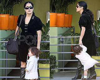 Photos of Salma Hayek and Valentina in LA 2009-01-09 12:30:42