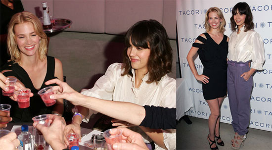 Jessica Alba and January Jones Jessica Alba and January Jones