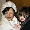 Photos of Katie Holmes and Suri After Katie's last Performance in All My sons