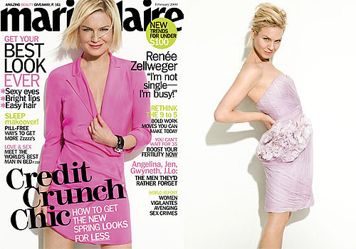Photos of Renee Zellweger in Marie Claire Magazine