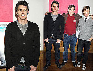 Photos of James Franco Promoting Milk in London