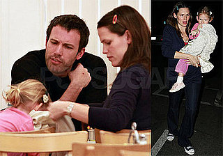 Photos of Postbaby Jennifer Garner, Violet Affleck, Ben Affleck at Dinner in LA
