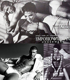 David Beckham and Victoria Beckham Together For Armani Underwear