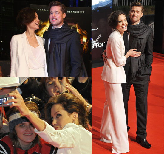 Brad Pitt and Angelina Jolie at Berlin Benjamin Button Premiere