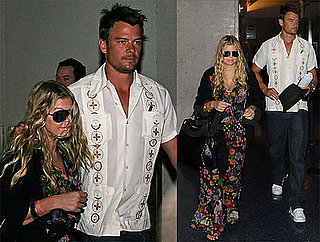 Photos of Fergie and Josh Duhamel Returning From Their Honeymoon
