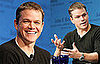 Matt Damon Visits Boston