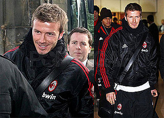 Photos of David Beckham in Glasgow, Scotland Amid Rumors He's Moving to Milan