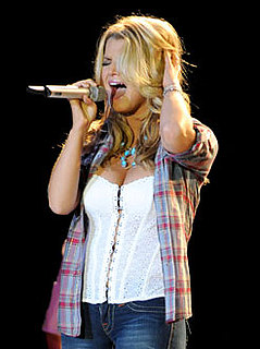 Photos of Jessica Simpson Performing on Stage in West Virginia, Video of President Obama Commenting on Us Weekly Cover